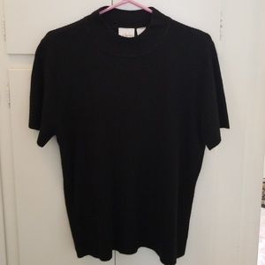 Villager black mock turtleneck sweater
